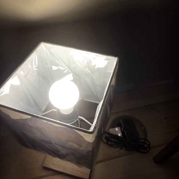 Jurassic Park Desk Table Lamp with Wooden Base New - Picture 5 of 6